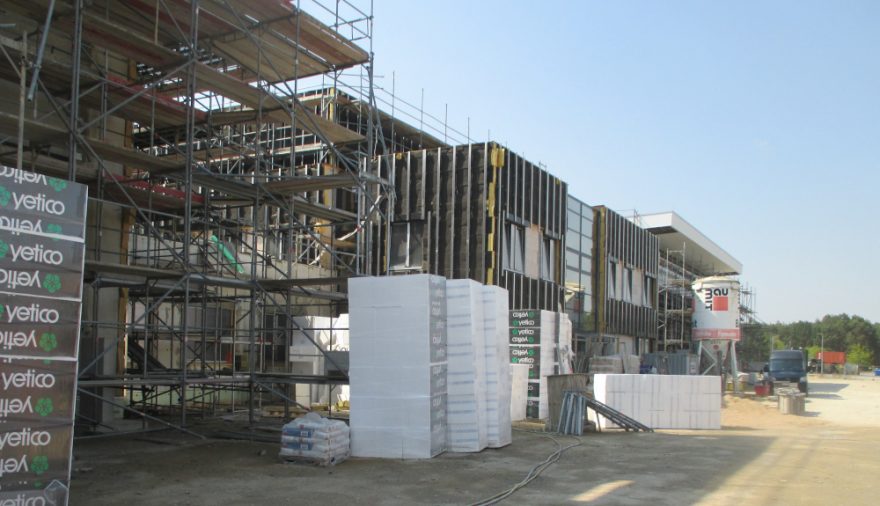 Projektbild 1, 03 | 19 Bautenstand # Kfz Instandsetzungshalle | H.-J. Zieten Kaserne Beelitz