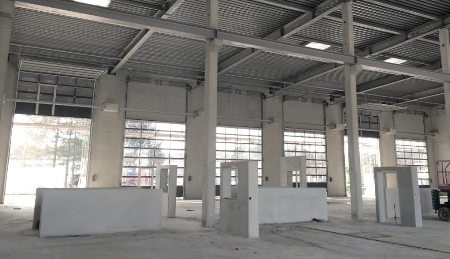Projektbild 6, 03 | 19 Bautenstand # Kfz Instandsetzungshalle | H.-J. Zieten Kaserne Beelitz