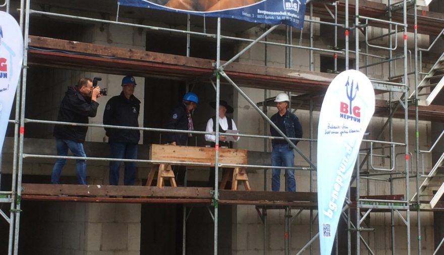 Projektbild 4, 08 | 18 Richtfest # Neubau Petriviertel | Am Haargraben | Beim Holzlager | Rostock