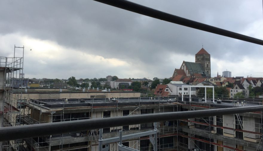 Projektbild 2, 08 | 18 Richtfest # Neubau Petriviertel | Am Haargraben | Beim Holzlager | Rostock