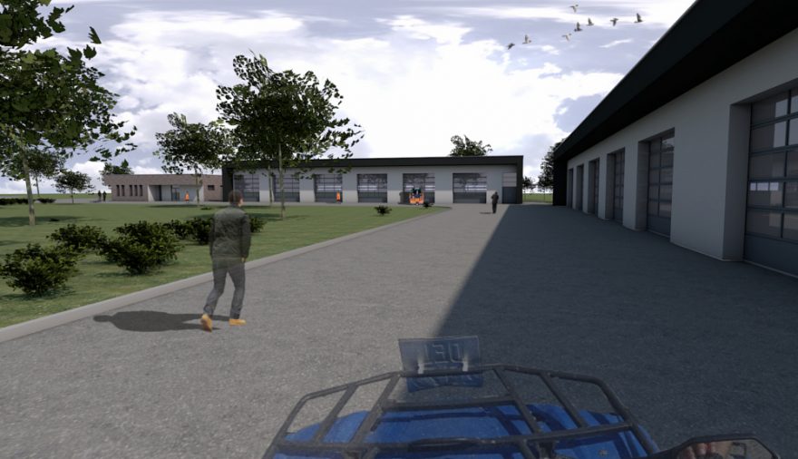 Projektbild 3, Neubau Bundeswehr-Dienstleistungszentrum  |  Waldkaserne Hilden