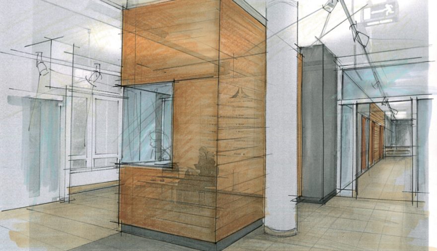 Projektbild 1, 02 | 19 Baubeginn # Haus des Bauens und der Umwelt | Rostock