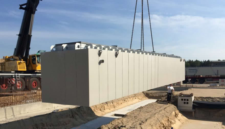 Projektbild 1, 05 | 18 Baufortschritt # KFZ Instandsetzungshalle | H.-J. von Zieten Kaserne Beelitz