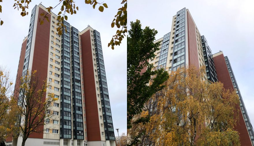 Projektbild 2, 11 | 22 Bautenstand # Hochhaus in der Ahlbecker Straße 8 | Rostock – Lütten-Klein