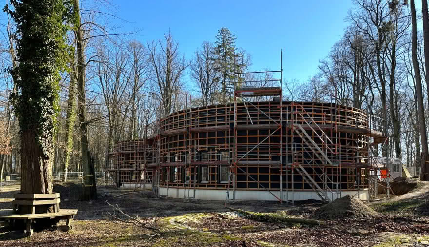 Projektbild 2, 02 | 23 Bautenstand # Besucherzentrum + Funktionsgebäude | Wolgast