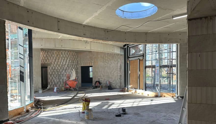 Projektbild 5, 02 | 23 Bautenstand # Besucherzentrum + Funktionsgebäude | Wolgast