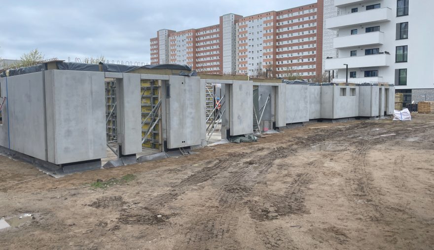 Projektbild 5, 04 | 24 Bautenstand # Wohngebäude am Brecht Park | Rostock – Evershagen