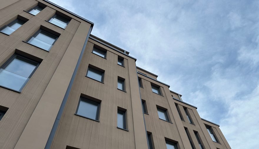 Projektbild 3, 01 | 26 Fertigstellung # Wohngebäude am Brecht Park | Rostock – Evershagen