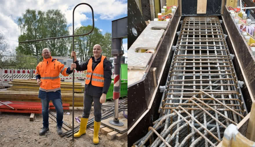 Projektbild 6, 05 | 21 Bautenstand # EÜ Wesenberger Chaussee | Neustrelitz