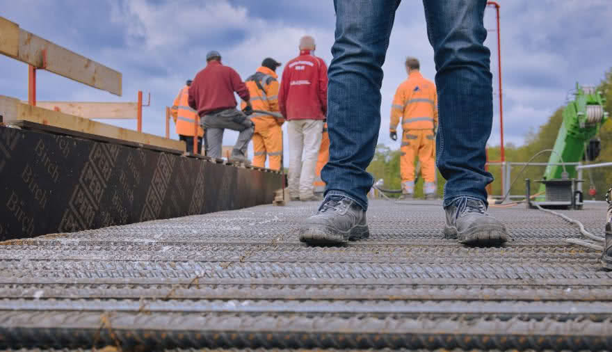Projektbild 8, 05 | 21 Bautenstand # EÜ Wesenberger Chaussee | Neustrelitz