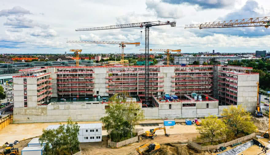 Projektbild 1, 10 | 20 Richtfest # SKB | Südkreuz Berlin