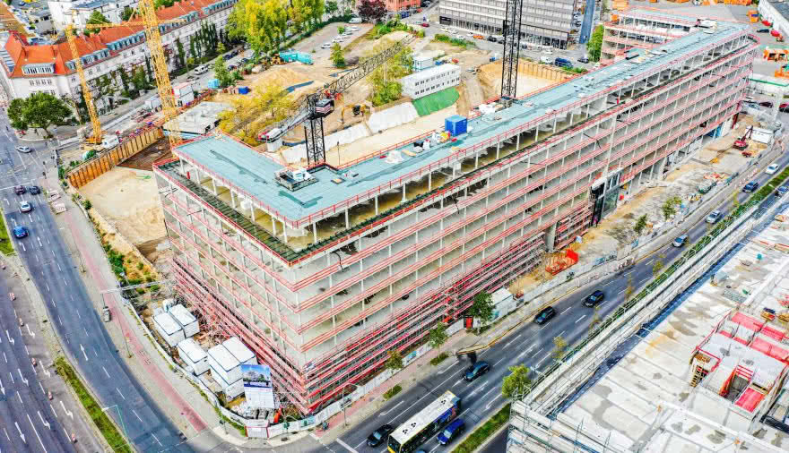 Projektbild 2, 10 | 20 Richtfest # SKB | Südkreuz Berlin