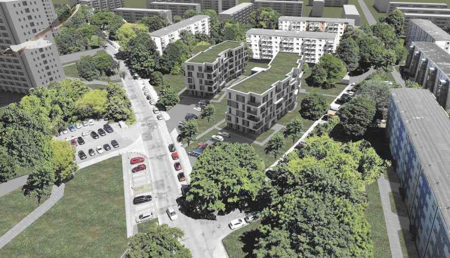 Projektbild 2, Neubau eines Wohnquartiers mit 50 Wohneinheiten   |   Rostock – Südstadt